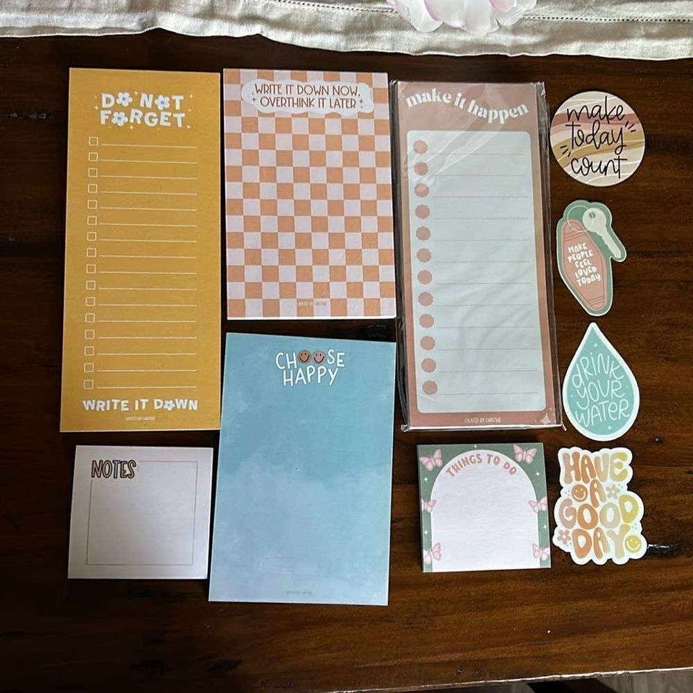Sticky Notes bundle plus 4 stickers